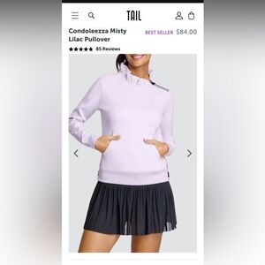 TAIL Activewear Condoleeza Misty Pullover - PINK - Medium